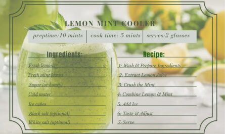Lemon Mint Cooler